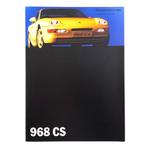 1992 Porsche 968 CS folder., Porsche, Zo goed als nieuw, Verzenden