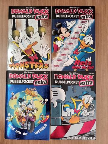  Vier verschillende Donald Duck dubbelpockets Extra (3).   beschikbaar voor biedingen