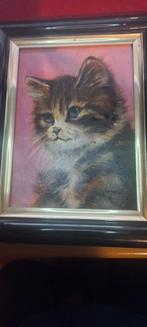 Schilderij poes, Antiek en Kunst, Ophalen