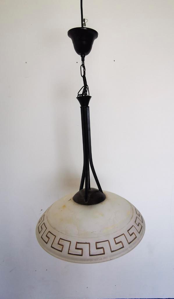 Hanglamp met Griekse stijl, Huis en Inrichting, Lampen | Hanglampen, Zo goed als nieuw, Minder dan 50 cm, Ophalen