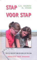 J. H. Mauritz en W. Visser: Stap voor stap, Boeken, Ophalen of Verzenden, Zo goed als nieuw, J. H. Mauritz en W. Visser, Christendom | Protestants