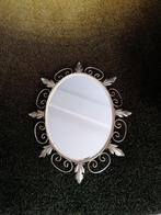 vintage ovale spiegel, Huis en Inrichting, Woonaccessoires | Spiegels, Minder dan 100 cm, Minder dan 50 cm, Rechthoekig, Ophalen of Verzenden