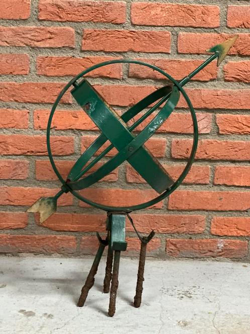 zonnewijzer of armillariaanse sferische zonnewijzer, Tuin en Terras, Zonnewijzers, Gebruikt, Ophalen of Verzenden
