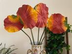 Partij nieuwe grote kunstplanten bladeren jungle Lotus blad, Ophalen of Verzenden
