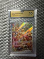 Eevee Crimson Haze sv5a - Global Grading 10 Gem Mint, Hobby en Vrije tijd, Verzamelkaartspellen | Pokémon, Ophalen of Verzenden