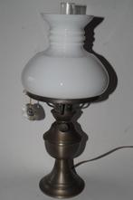 Rio Tiel 94% tinnen tafellamp. Vintage elektrische lamp gest, Ophalen
