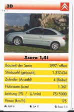 C514 autokaartje 3d citroen xsara 1,4i, Ophalen of Verzenden, Zo goed als nieuw, Auto's