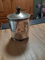 Oud verzilverd potje Wellner, Antiek en Kunst, Antiek | Tin, Ophalen of Verzenden