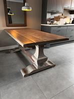 Kloosterpoot Eettafel - Robuust & Stijlvol, Ophalen, 200 cm of meer, 50 tot 100 cm, Zo goed als nieuw