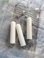 Hanglamp met 3 tubes, Ophalen of Verzenden, Gebruikt, Glas, Minder dan 50 cm