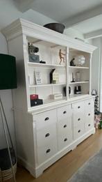 Landelijke witte buffetkast, Huis en Inrichting, Kasten | Buffetkasten, Ophalen, Gebruikt, 200 cm of meer, 150 tot 200 cm
