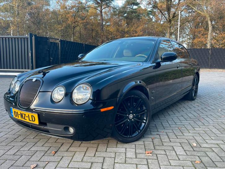 Jaguar S-Type 3.0 V6 Sport AUT 2004 Zwart, Auto's, Jaguar, Bedrijf, S-Type, Benzine, E, Sedan, Automaat, Origineel Nederlands