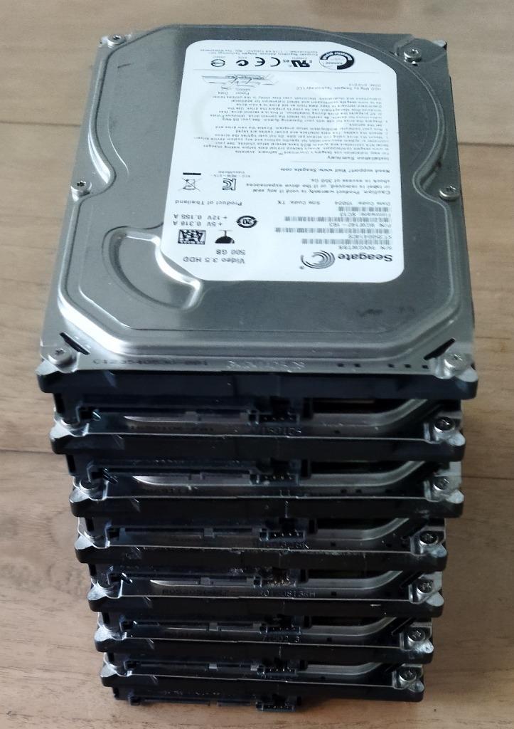 500GB Seagate Hardeschijven, Computers en Software, Harde schijven, Zo goed als nieuw, Desktop, Intern, HDD, SATA, Ophalen of Verzenden