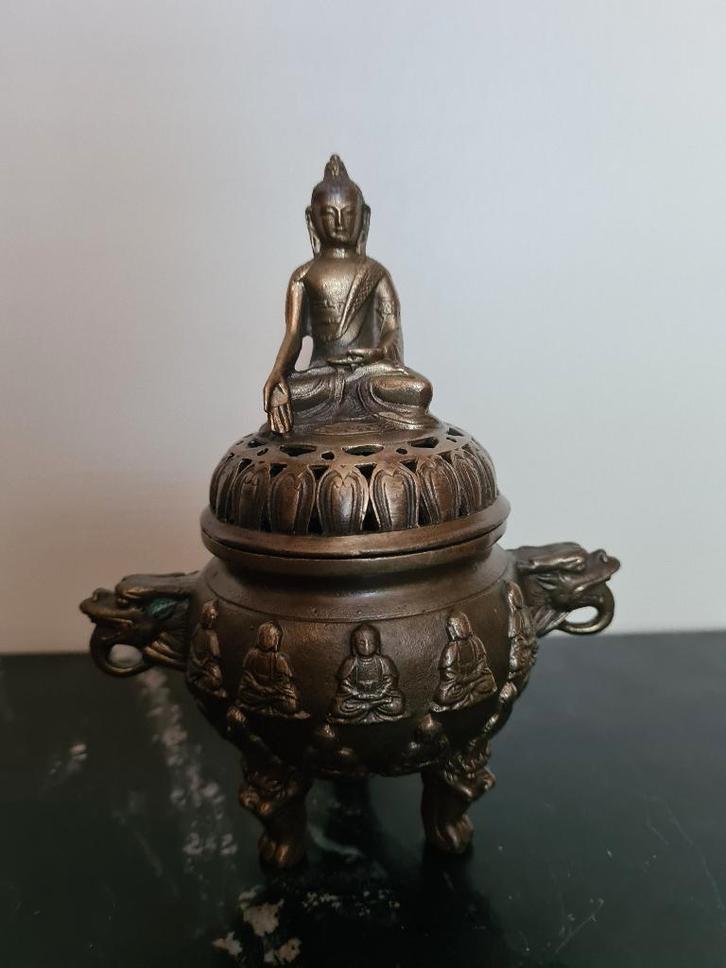 Wierook pot, Antiek en Kunst, Antiek | Koper en Brons, Brons, Ophalen of Verzenden