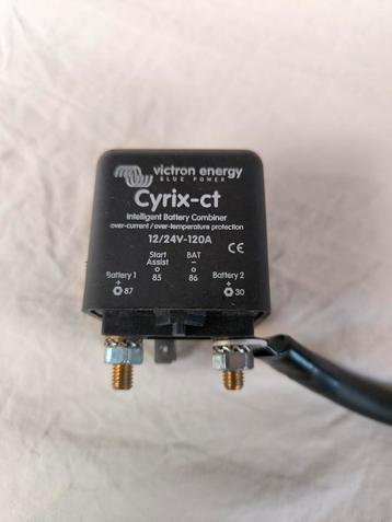 Victron cyrix-ct 12/24 volt 120 ampère accu's combineren  beschikbaar voor biedingen