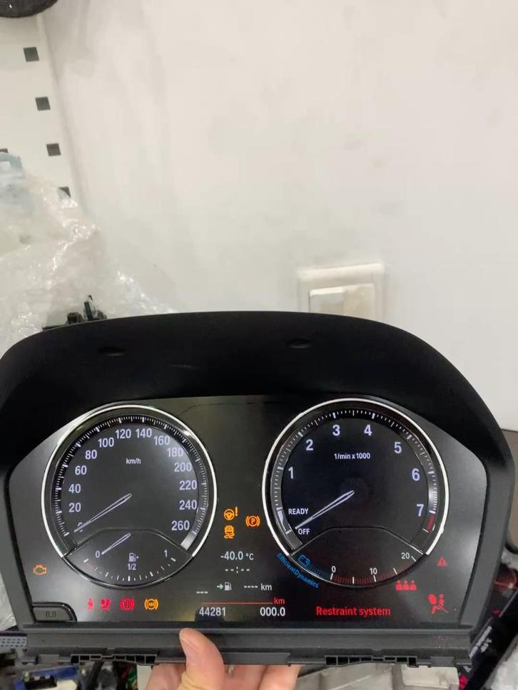 BMW F20 6WB Instrument cluster dashboard LCD km/h - 5A24596, Auto-onderdelen, Dashboard en Schakelaars, BMW, Gebruikt, Ophalen of Verzenden