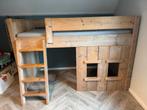 Halfhoogslaper Steigerhout + Matras (IKEA), Kinderen en Baby's, Kinderkamer | Stapelbedden en Hoogslapers, Ophalen, Zo goed als nieuw
