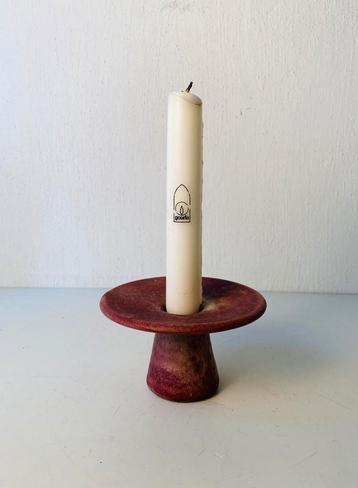 Mobach keramiek rode kandelaar beschikbaar voor biedingen