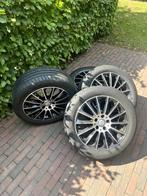 Velgen GMP Stellar 7.5x17 5x112 ET45 grijs gepolijst / zwart, Ophalen, Gebruikt, Velg(en), 17 inch