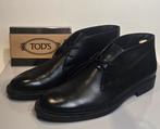 Tod’s leren chukka boots, zwart bijna nieuw, maat 9 (EU, Tod’s, Zwart, Boots, Ophalen of Verzenden