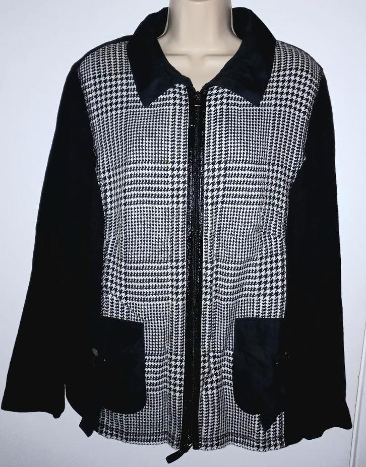 Frank Walder vest maat 46, Kleding | Dames, Grote Maten, Zo goed als nieuw, Trui of Vest, Zwart, Ophalen of Verzenden