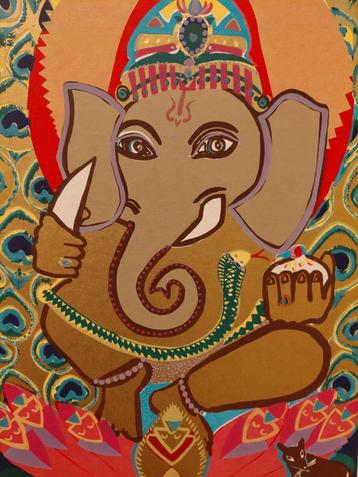 Ganesha Zeefdruk Lindy de Jong - Limited Edition beschikbaar voor biedingen