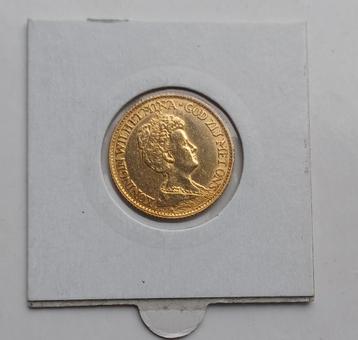 gouden tientje Wilhelmina  beschikbaar voor biedingen