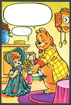 Kaart Bommel en Tom Poes - Bommel met Doddeltje 1974, Verzamelen, Ophalen of Verzenden, Olivier B, Bommel en Tom Poes, Zo goed als nieuw