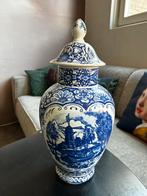 Delfts blauw vaas 40 cm molen, Antiek en Kunst, Ophalen of Verzenden