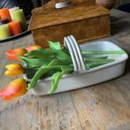 Grés mandje, Ophalen of Verzenden, Zo goed als nieuw, Rechthoekig, Riet