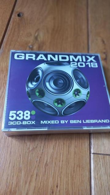 3CD Grandmix 2018 - Radio 538 /Ben Liebrand - nieuw gesealed beschikbaar voor biedingen