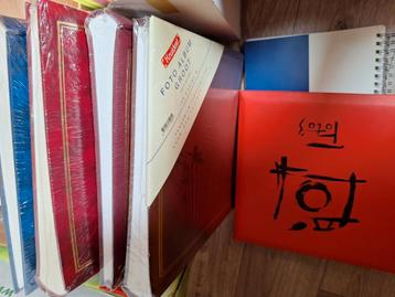 Nieuwe foto albums 5 stuks plus 1 fotoplakboek beschikbaar voor biedingen