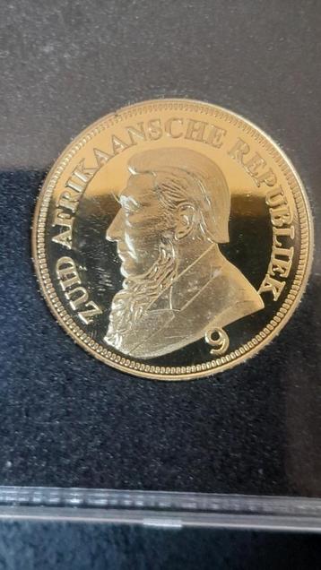 Gouden Zuid-Afrikaanse Krugerrand 'single 9' 1898 beschikbaar voor biedingen