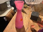 Knalroze Vaas - 40cm Hoog, Huis en Inrichting, Woonaccessoires | Vazen, Ophalen, Overige kleuren, Nieuw, Glas