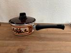 Vintage Geëmailleerde Steelpan, Huis en Inrichting, Keuken | Potten en Pannen, Ophalen of Verzenden, Gebruikt, Overige materialen
