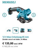 Accu cirkelzaag Makita, Doe-het-zelf en Verbouw, Cirkelzaag, Nieuw, 600 tot 1200 watt, Ophalen of Verzenden