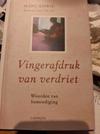 Manu Keirse - Vingerafdruk van verdriet ZGAN, Boeken, Ophalen of Verzenden, Zo goed als nieuw