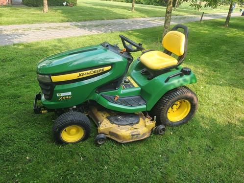 John Deere X540 zitmaaier met wat werk, Tuin en Terras, Zitmaaiers, Gebruikt, 120 cm of meer, Elektrische starter, Mulchfunctie