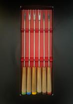 Fonduevorken - 6 exemplaren, Ophalen of Verzenden, Gebruikt, Overige materialen, Bestekset