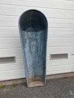 Badkuip van zink, Tuin en Terras, Ophalen, Gebruikt, Rond, Metaal