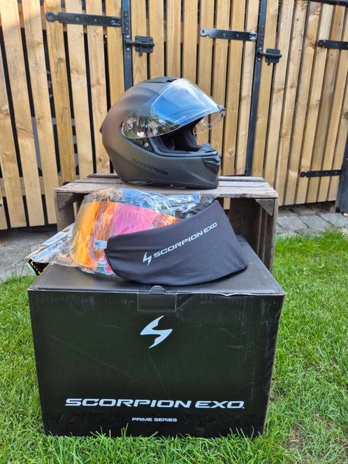 Scorpion Exo-1400 Evo 2, Motoren, Kleding | Motorhelmen, Integraalhelm, L, Overige merken, Ophalen of Verzenden