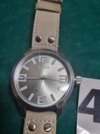 Horloge oozoo met lederen band 491, Ophalen of Verzenden