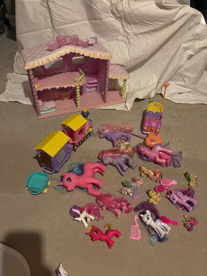 Set my little pony, Kinderen en Baby's, Speelgoed | My Little Pony, Gebruikt, Ophalen