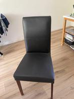 Eettafel stoelen zwart 6 stuks, Huis en Inrichting, Ophalen, Gebruikt, Zwart, Vijf, Zes of meer stoelen