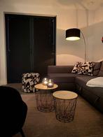 Kussens beige zwart grijs, Huis en Inrichting, Woonaccessoires | Kussens, Ophalen of Verzenden, Nieuw, Zwart, Vierkant