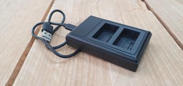 Dual / dubbele oplader - Geschikt voor Panasonic CGA-S006E beschikbaar voor biedingen