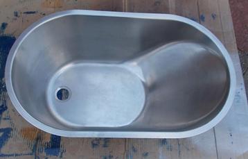 Baby bad babybad RVS voor inbouw in commode meubel beschikbaar voor biedingen