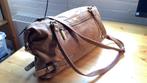 My Lady leren damestas, Ophalen of Verzenden, Zo goed als nieuw, Bruin, Handtas