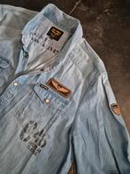 Pme Legend Pall Mall jeans blouse spijkerblouse Maat L, Kleding | Heren, Overhemden, Blauw, Ophalen of Verzenden, Zo goed als nieuw