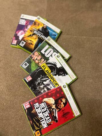 XBOX 360 Spellen - Red Dead Redemption, Bourne... beschikbaar voor biedingen